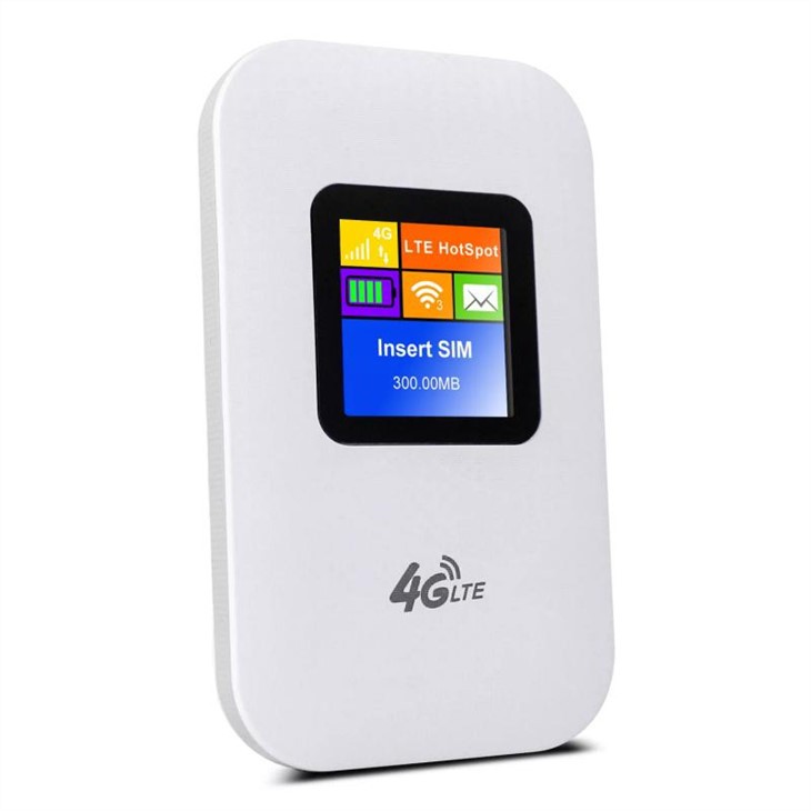 4G LTE router LCD képernyővel