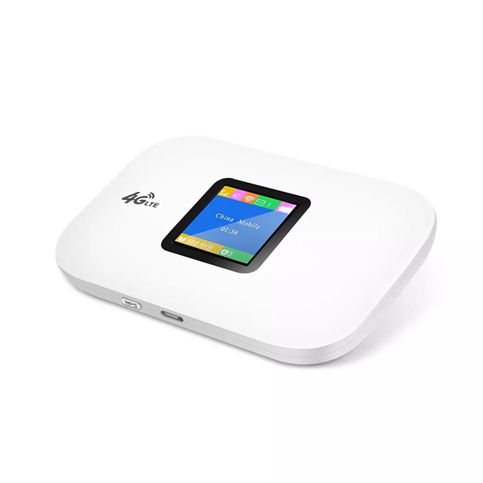 LCD képernyő 4G LTE Hotspot mobil router